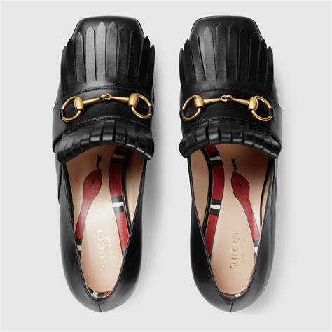 gucci loafers womens heel sale|gucci loafers fluffy.